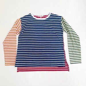 Alex Mill Mismatched Breton Stripe Long Sleeve Tee